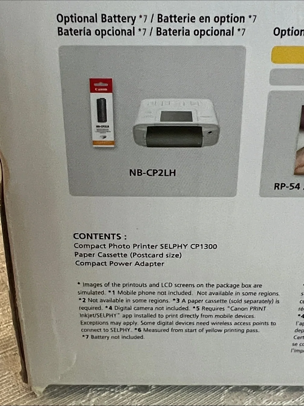 NEW Canon SELPHY Compact Photo Printer CP1300 - White - Picture 6 of 7